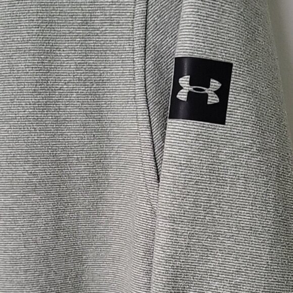 Under Armour Men's S Sweater Loose Fit COLDGEAR 1/4 Zip  Pull-Over Fleece - Picture 4 of 6